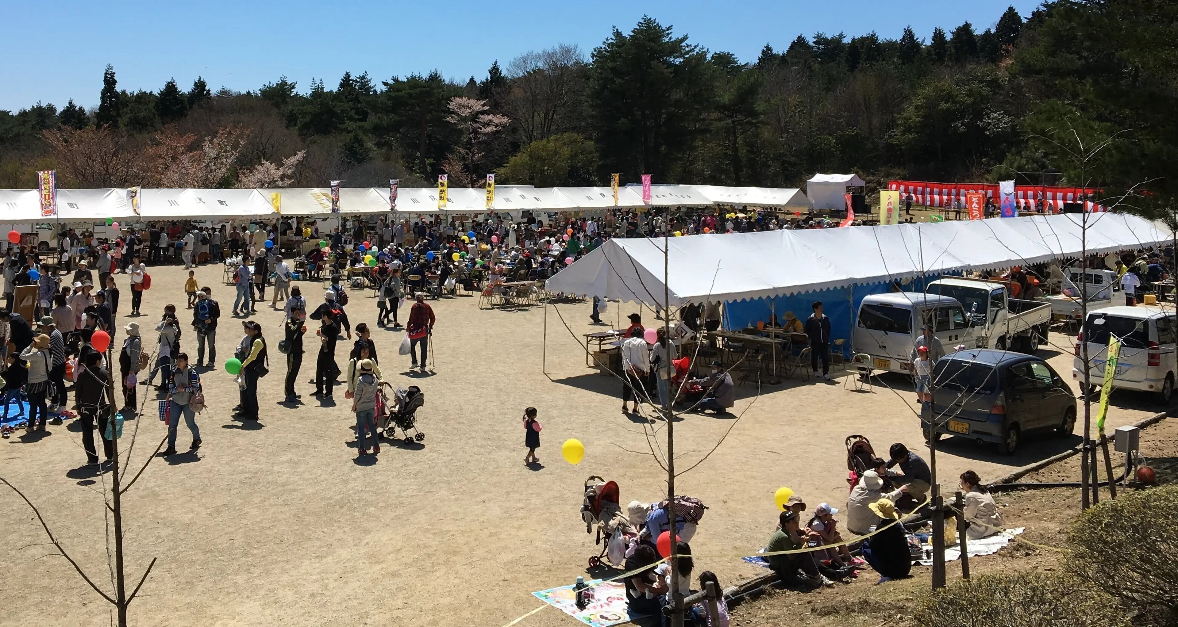 野呂山山開き会場様子