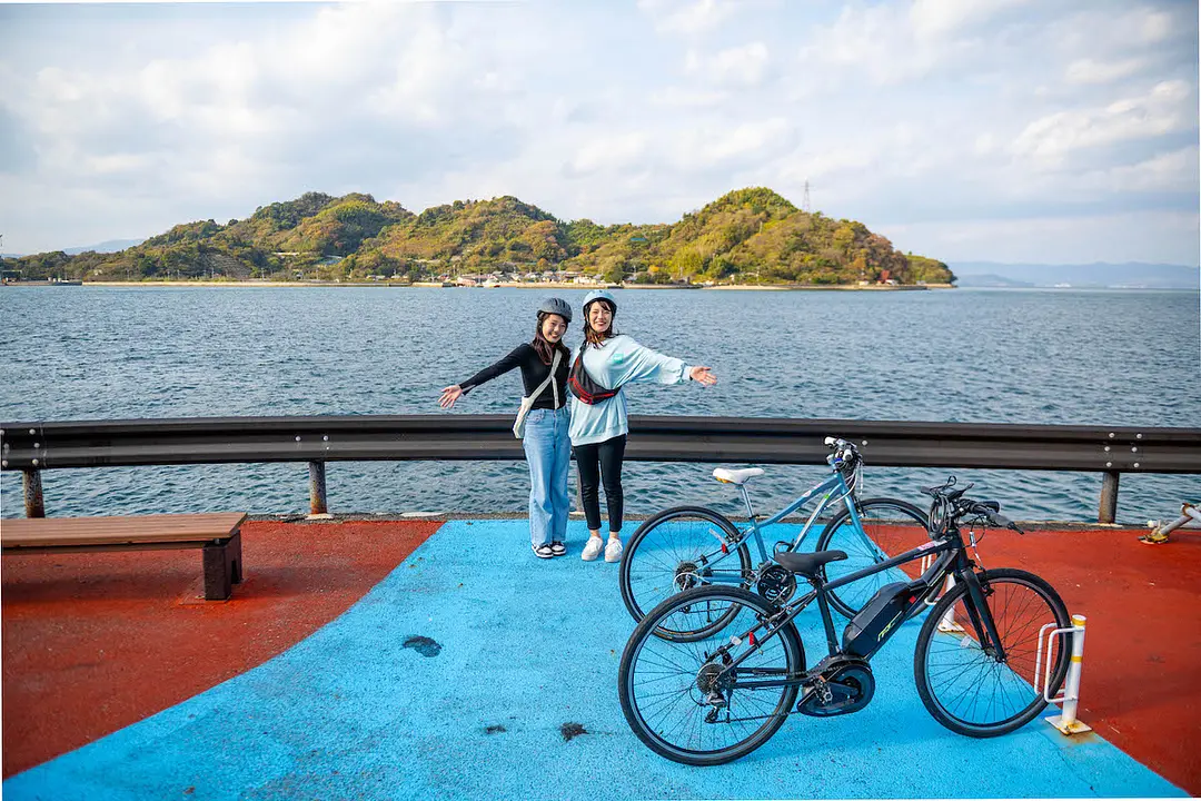 海岸線サイクリング休憩所