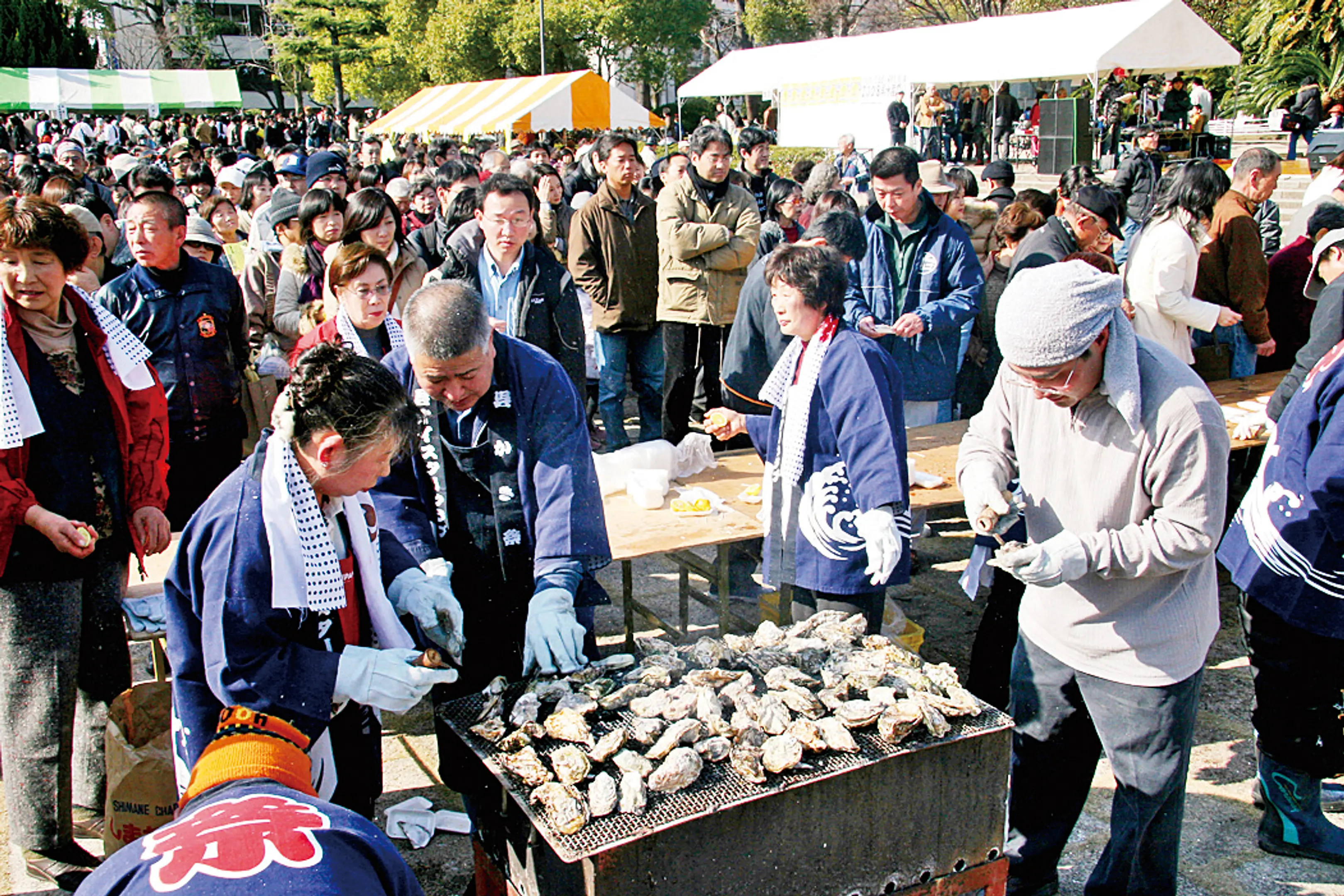 水産祭りの様子