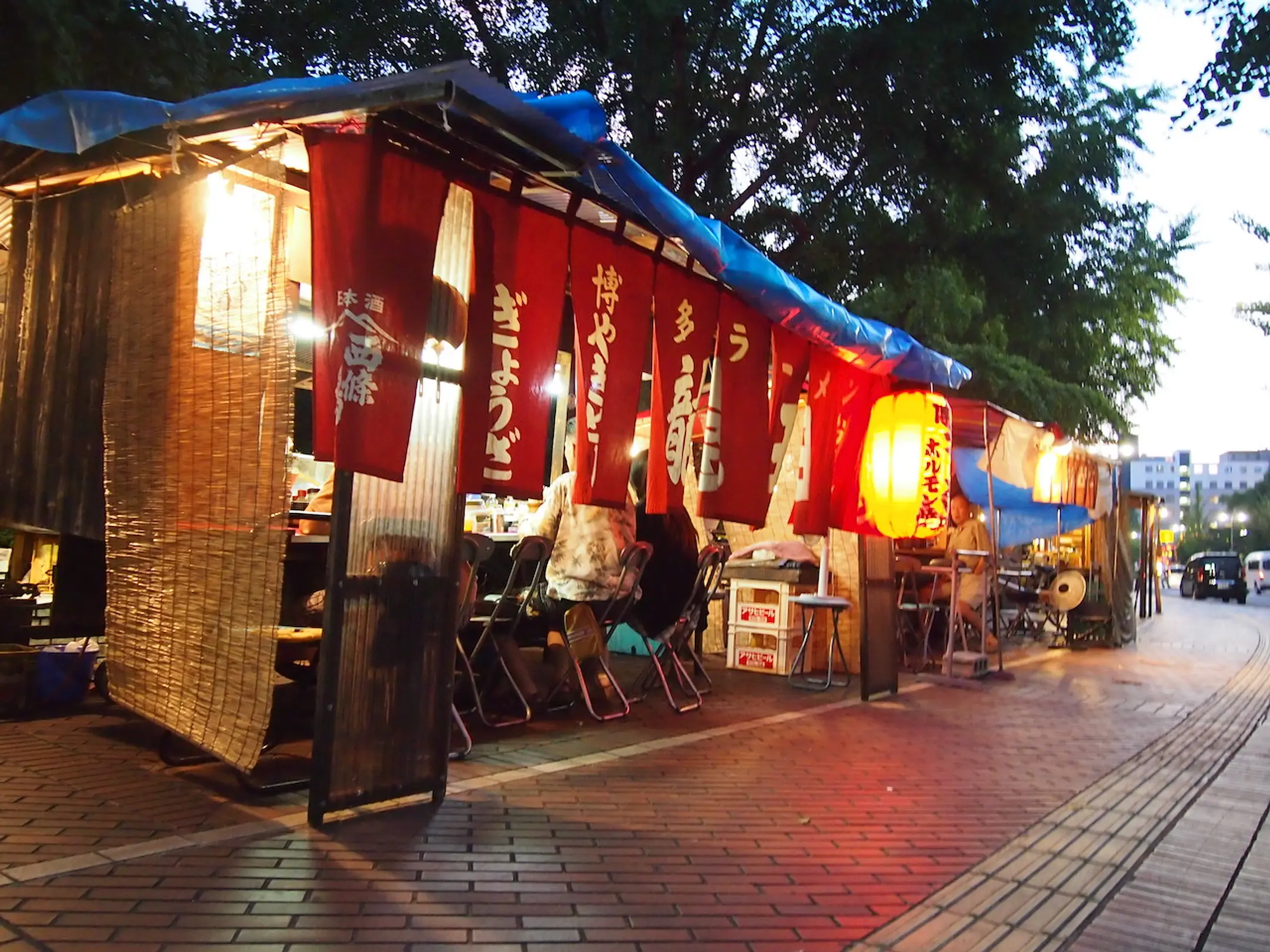 蔵本通りの屋台