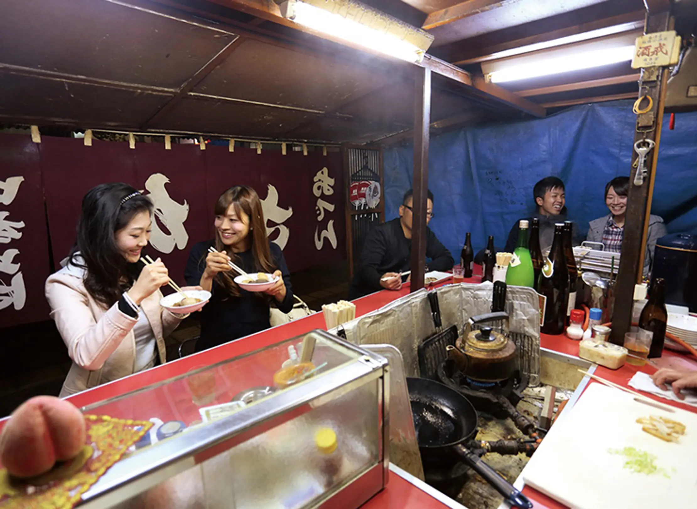 蔵本通りの屋台